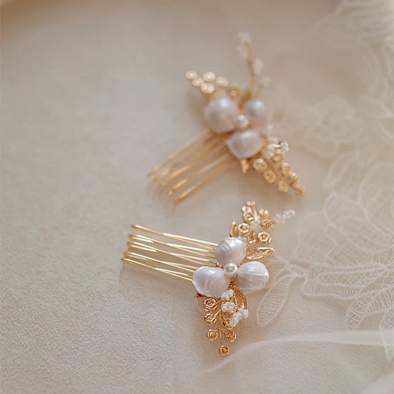 Betha Bridal Hair Comb - Lizabetha Parker