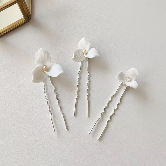 Épingle à cheveux en forme de fleur de Cindy