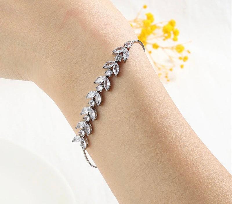 Luna CZ Adjustable Bracelet - Lizabetha Parker