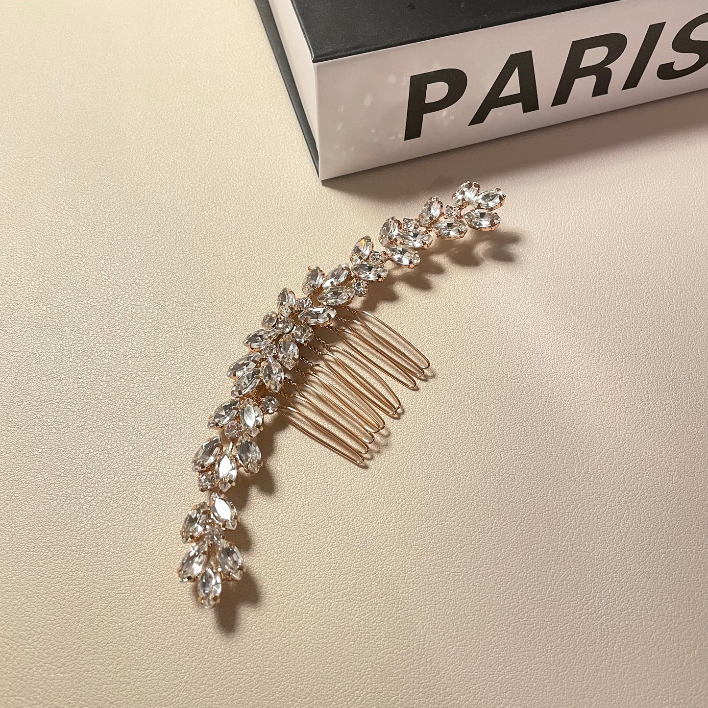 Lisa Crystal Hair Comb - Lizabetha Parker