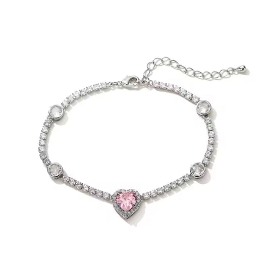 Alys Round Cubic Zirconia Bracelets