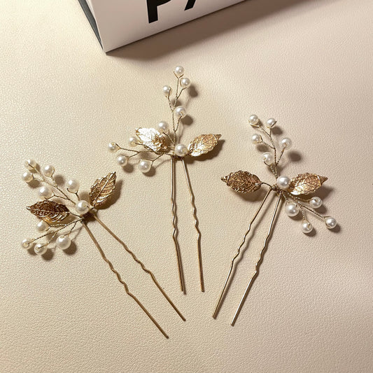 Daphne Bridal Hair Pins - Lizabetha Parker