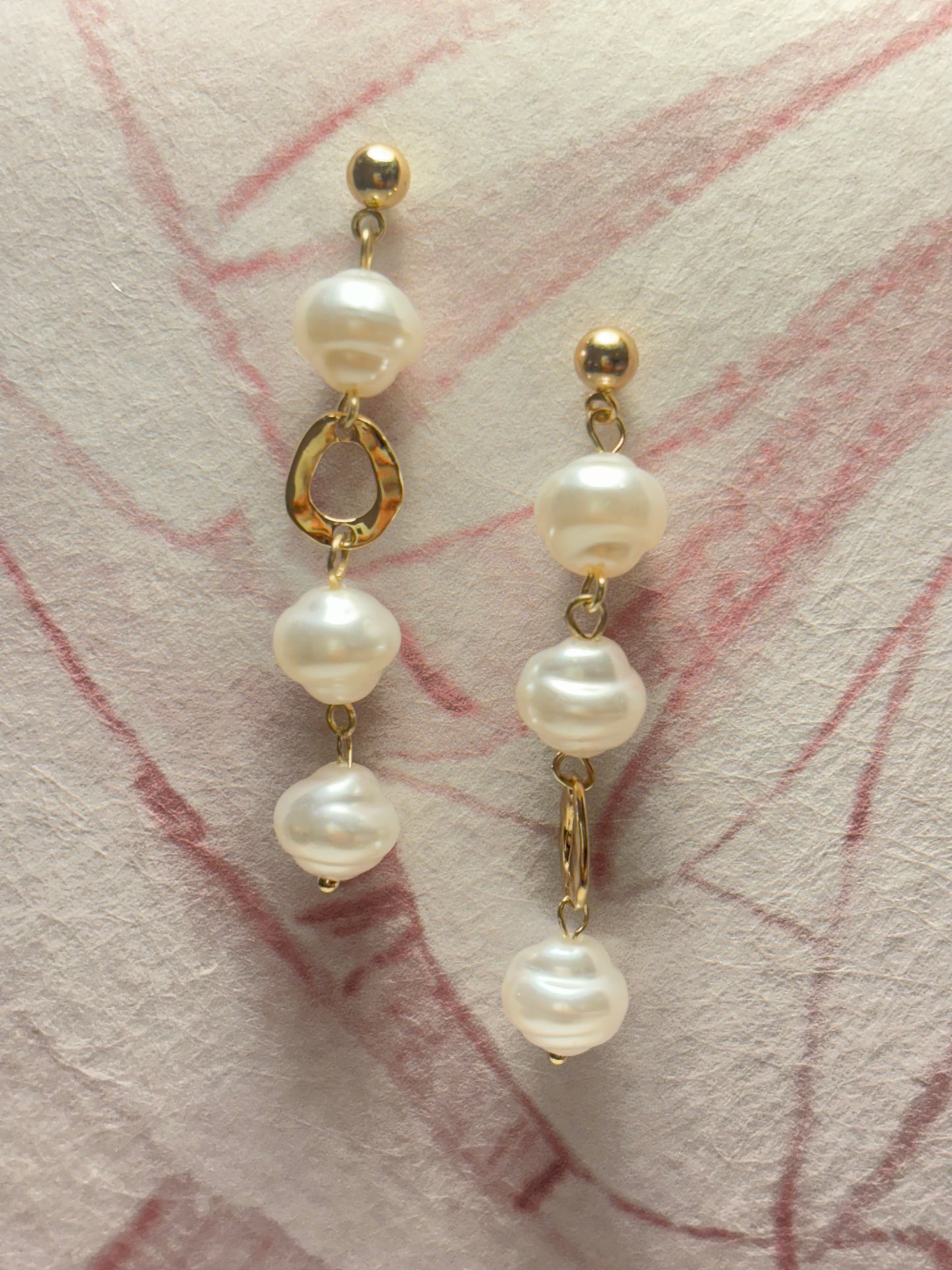 Didi Gold Baroque Pearl Drop