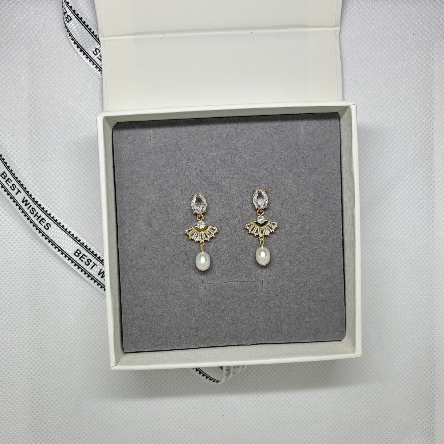 Lindsey Pearl Drop Earring - Lizabetha Parker