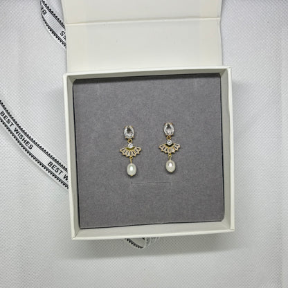 Lindsey Pearl Drop Earring - Lizabetha Parker