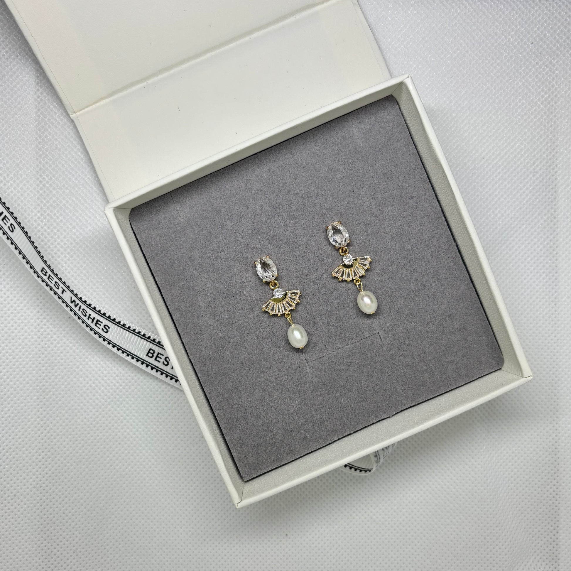 Lindsey Pearl Drop Earring - Lizabetha Parker