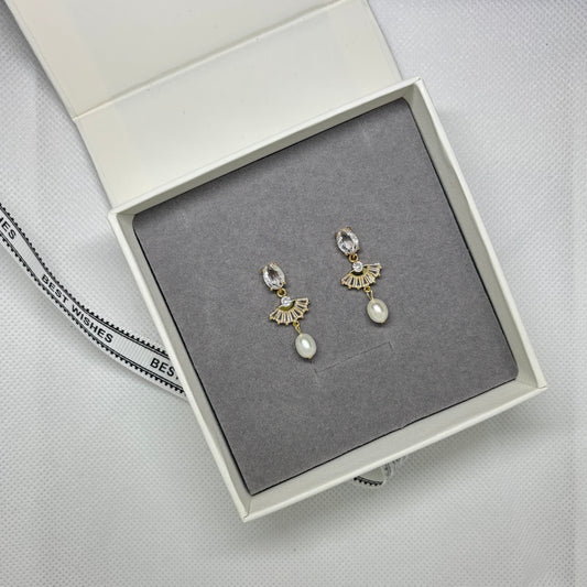 Lindsey Pearl Drop Earring - Lizabetha Parker