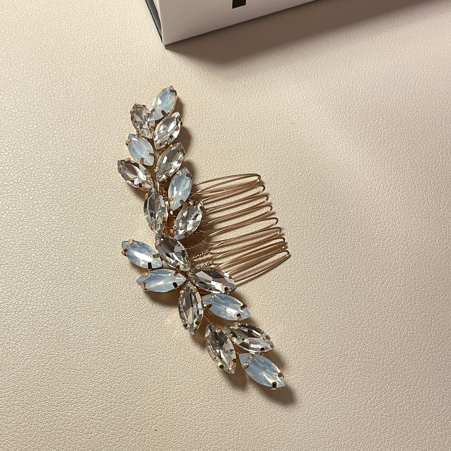 Gigi Opal and Crystal Hair Comb - Lizabetha Parker