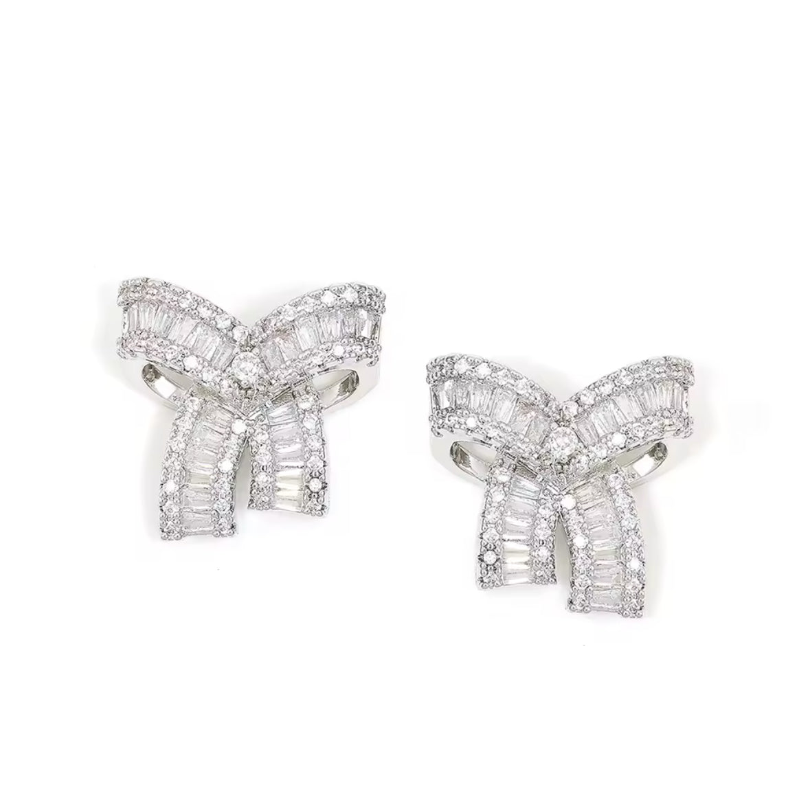 Camille Bow Stud Earrings - Lizabetha Parker