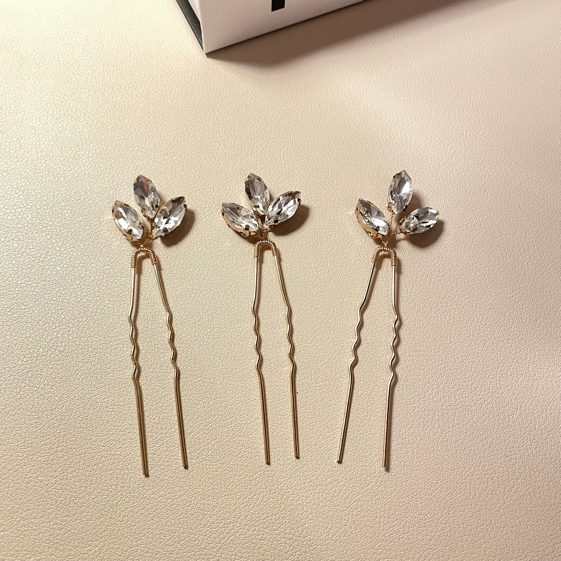 Madison Crystal Hair Pins - Lizabetha Parker