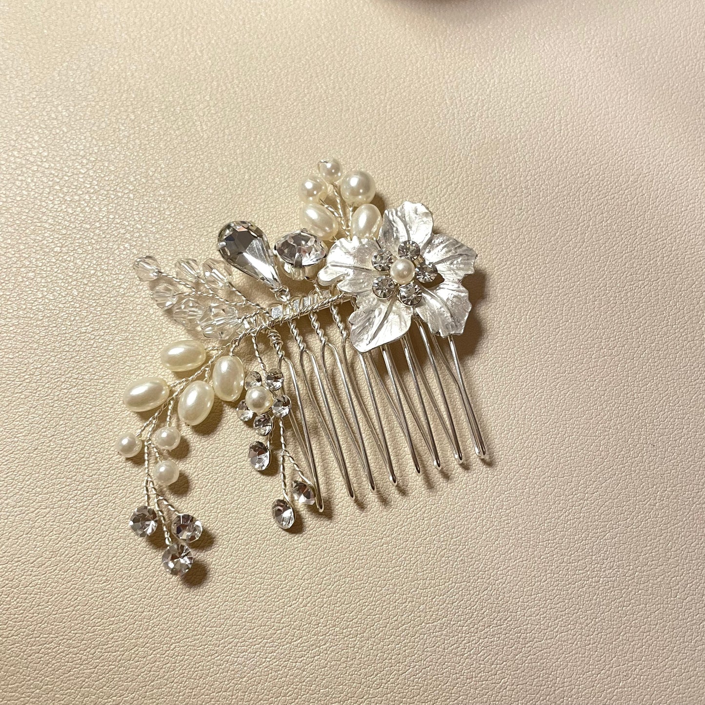 Freya Bridal Hair Comb - Lizabetha Parker