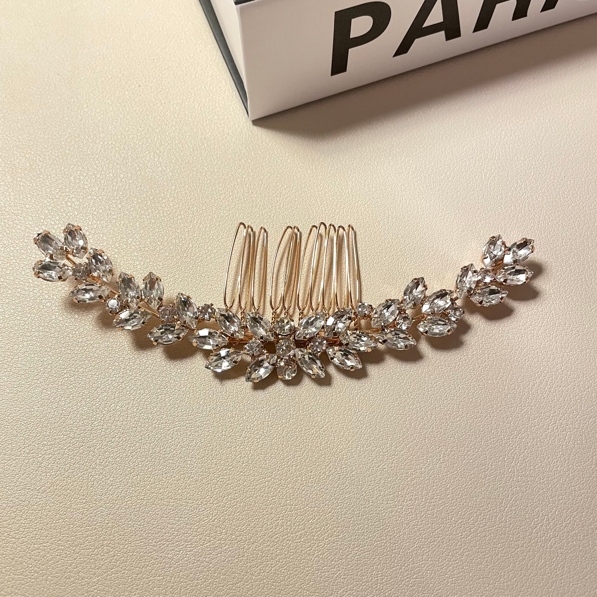 Lisa Crystal Hair Comb - Lizabetha Parker