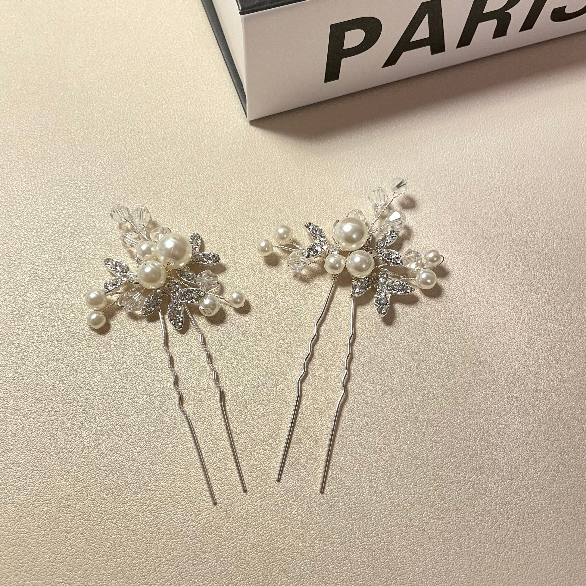 Betty Leaf Hair Comb and Pin Set - Lizabetha Parker