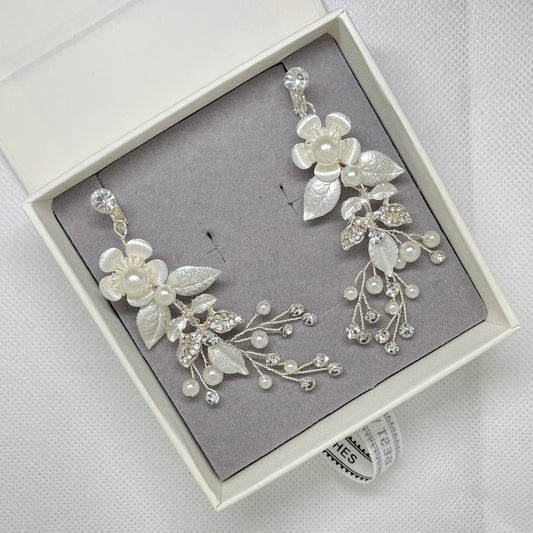 Aaliyah Bridal Flower Vine Earring