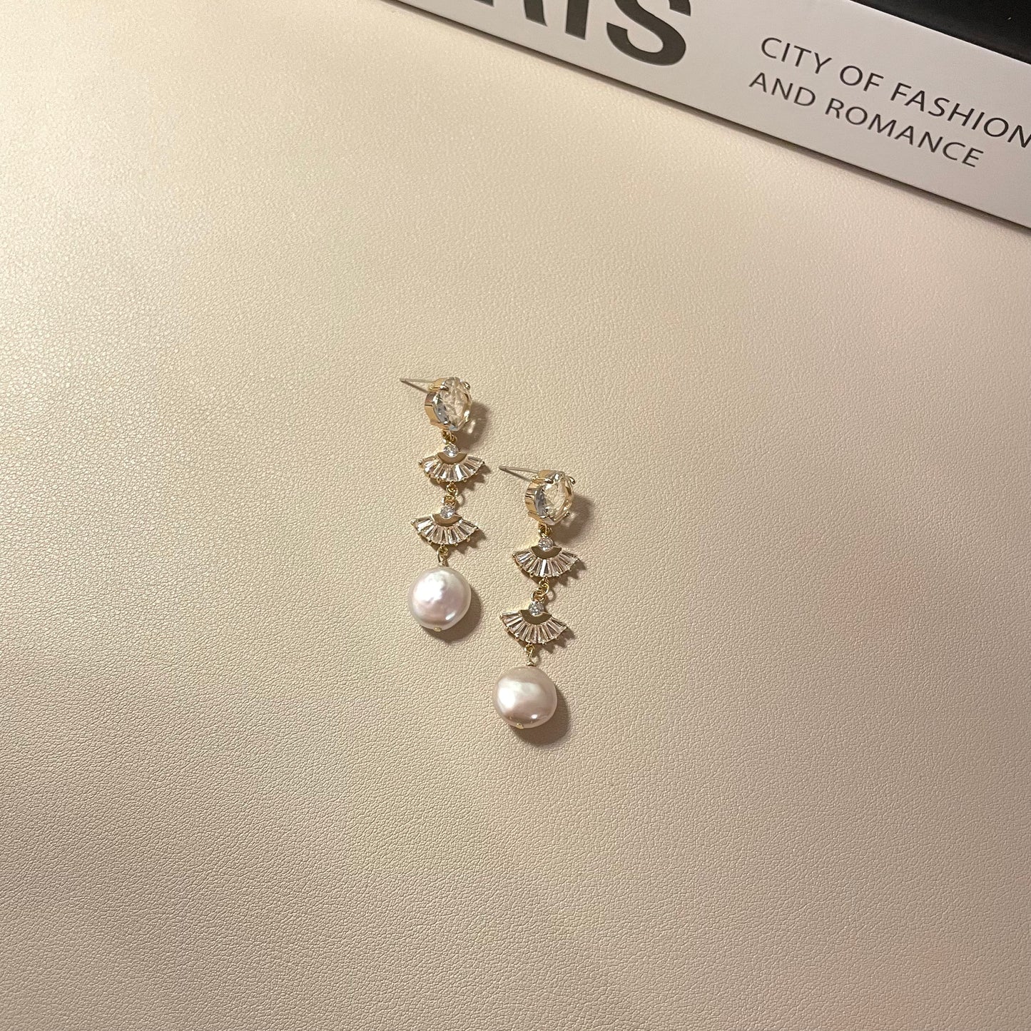 Katy Pearl Bridal Earring - Lizabetha Parker