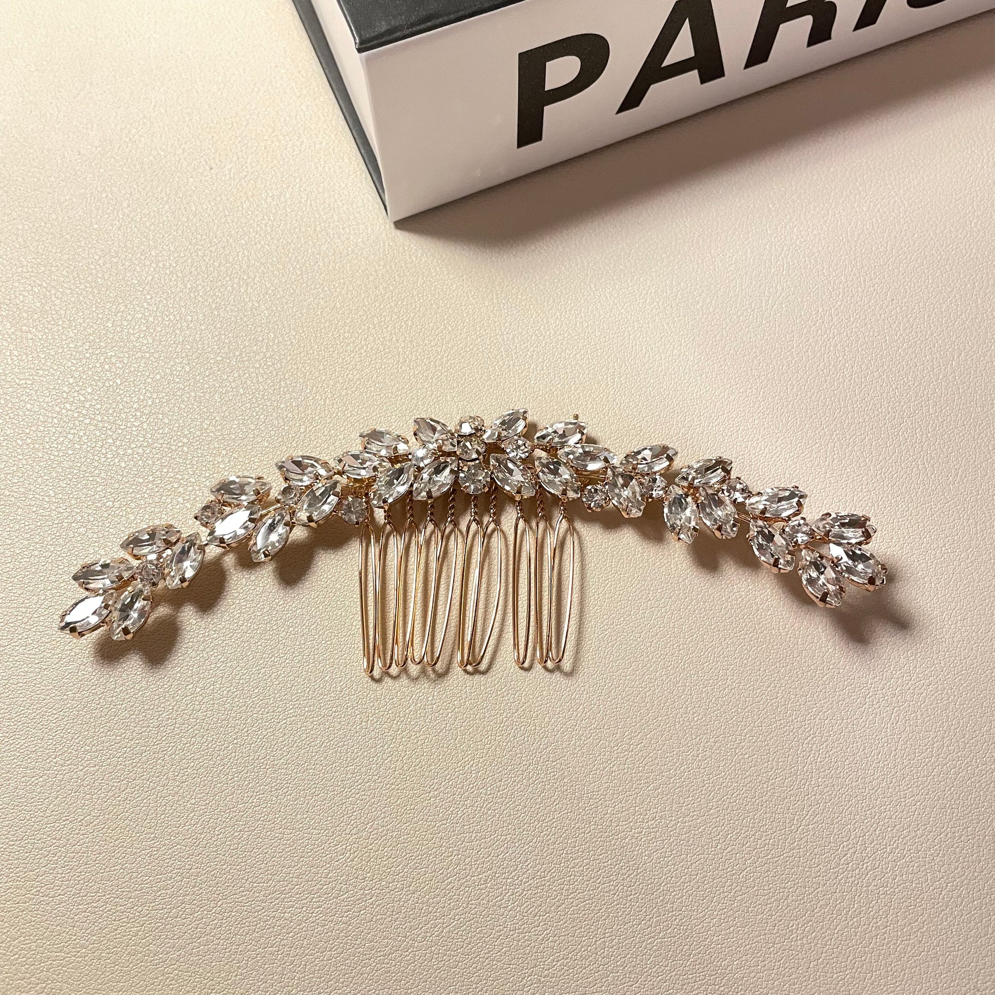 Lisa Crystal Hair Comb - Lizabetha Parker