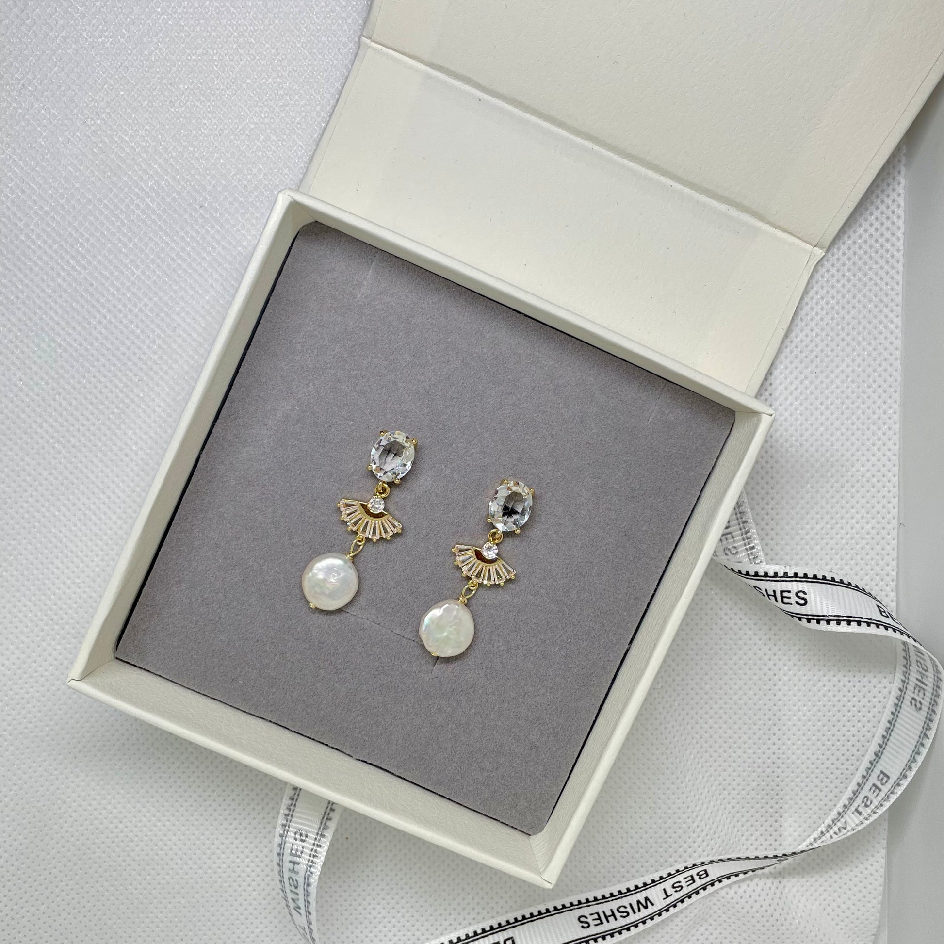 Emma Pearl Drop Earring - Lizabetha Parker