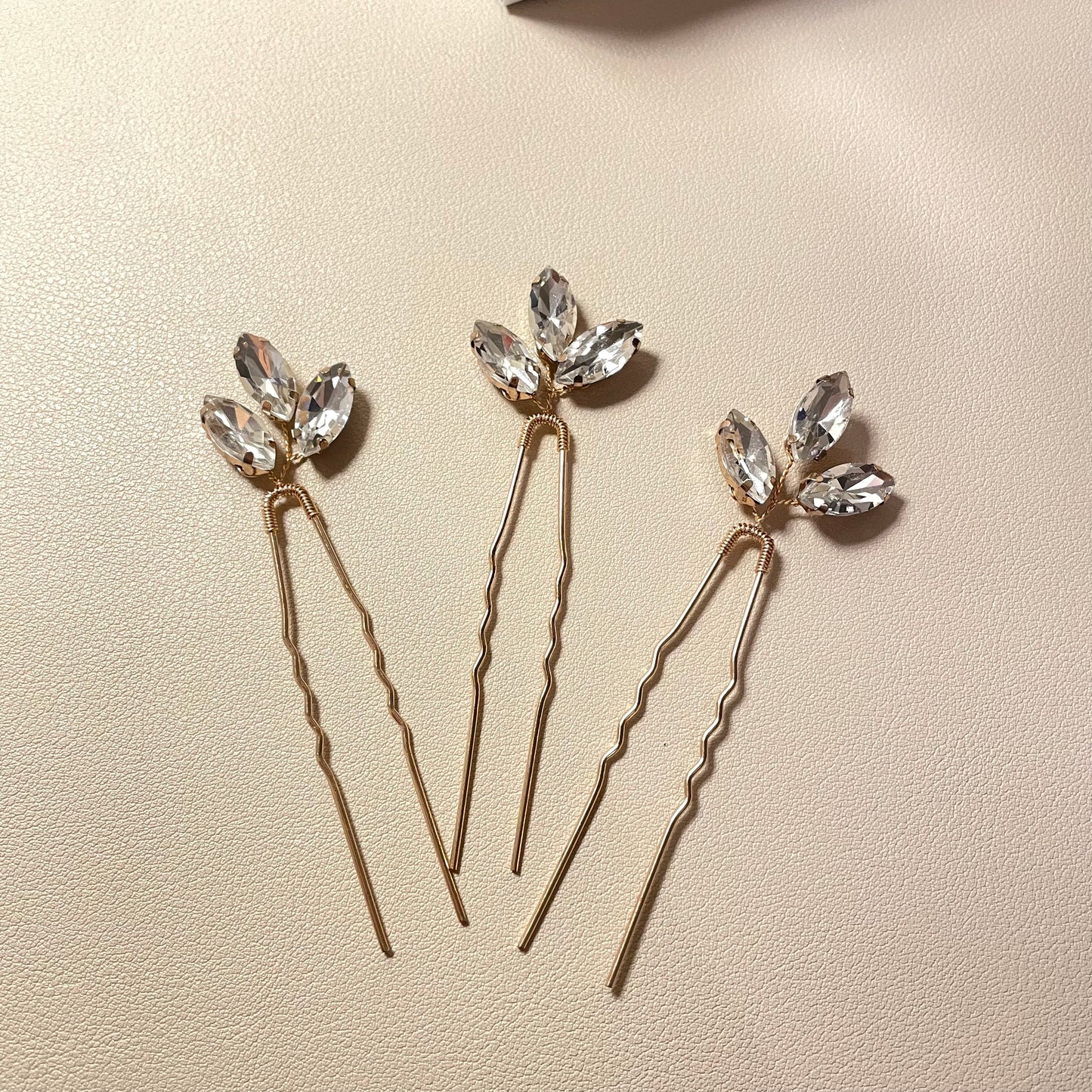 Madison Crystal Hair Pins - Lizabetha Parker