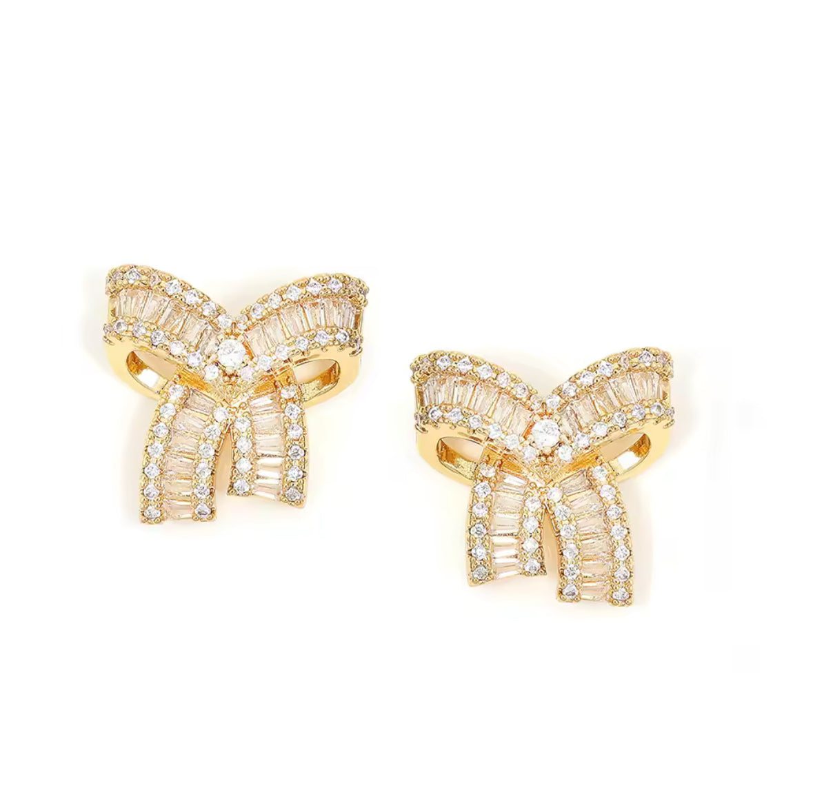 Camille Bow Stud Earrings - Lizabetha Parker