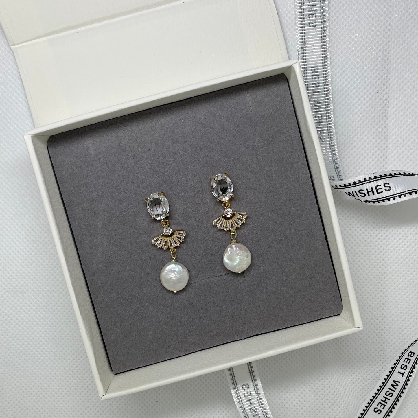 Emma Pearl Drop Earring - Lizabetha Parker