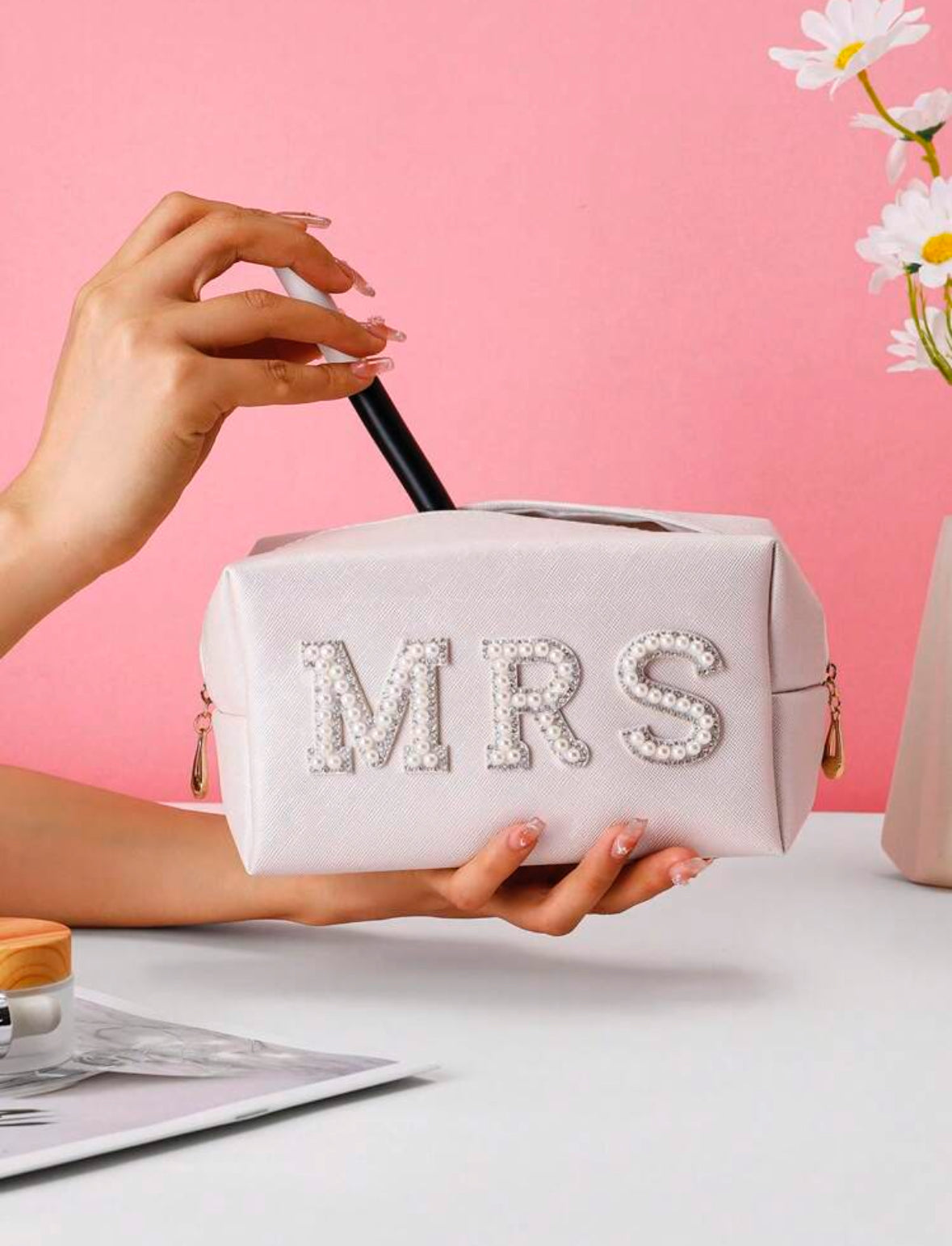 BRIDE| MRS Makeup Bag