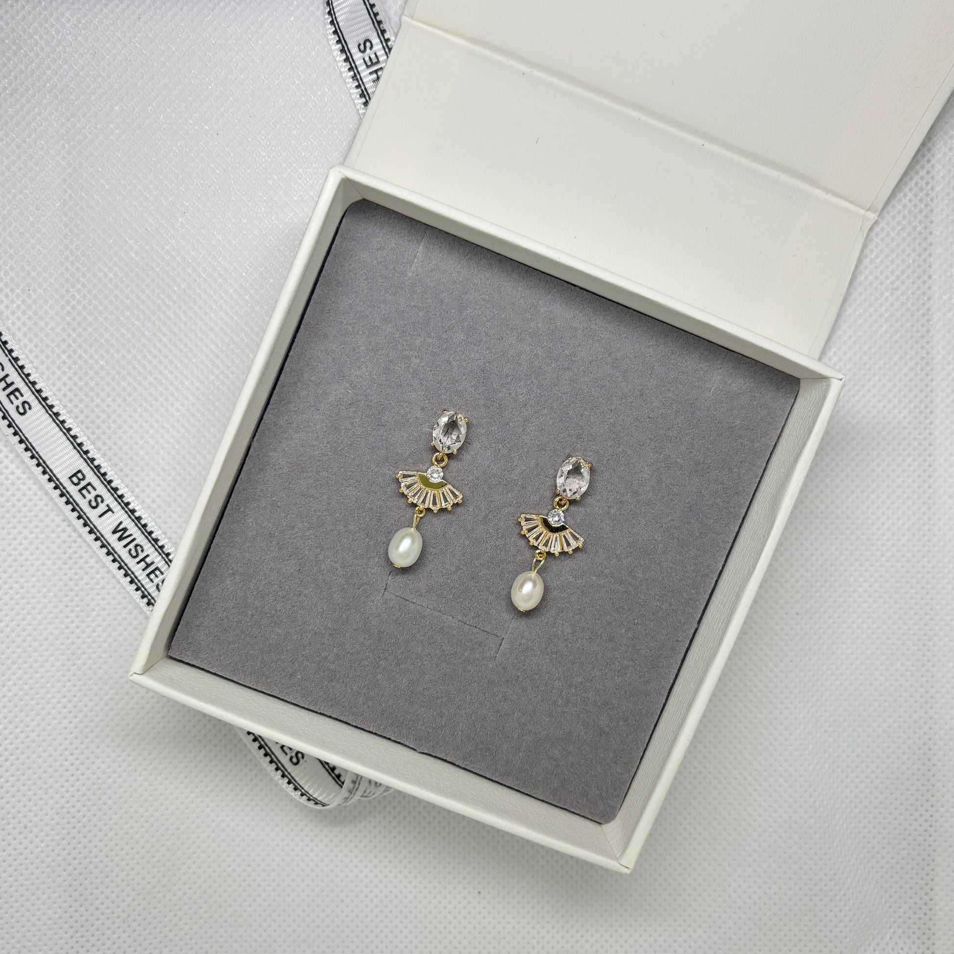 Lindsey Pearl Drop Earring - Lizabetha Parker