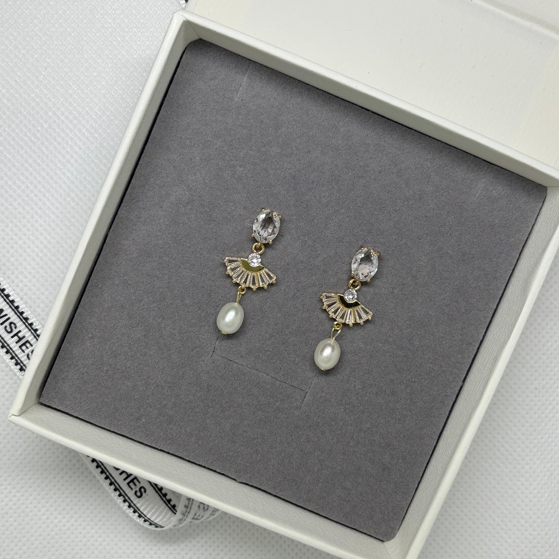 Lindsey Pearl Drop Earring - Lizabetha Parker