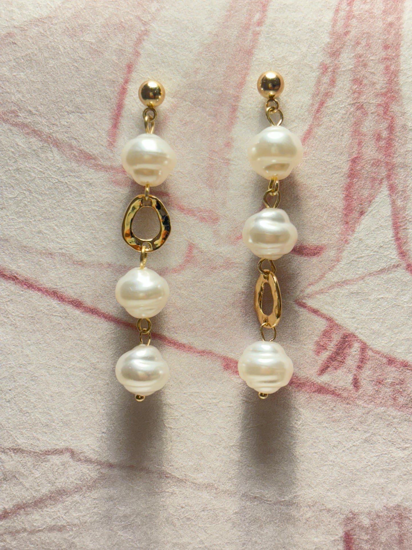 Didi Gold Baroque Pearl Drop