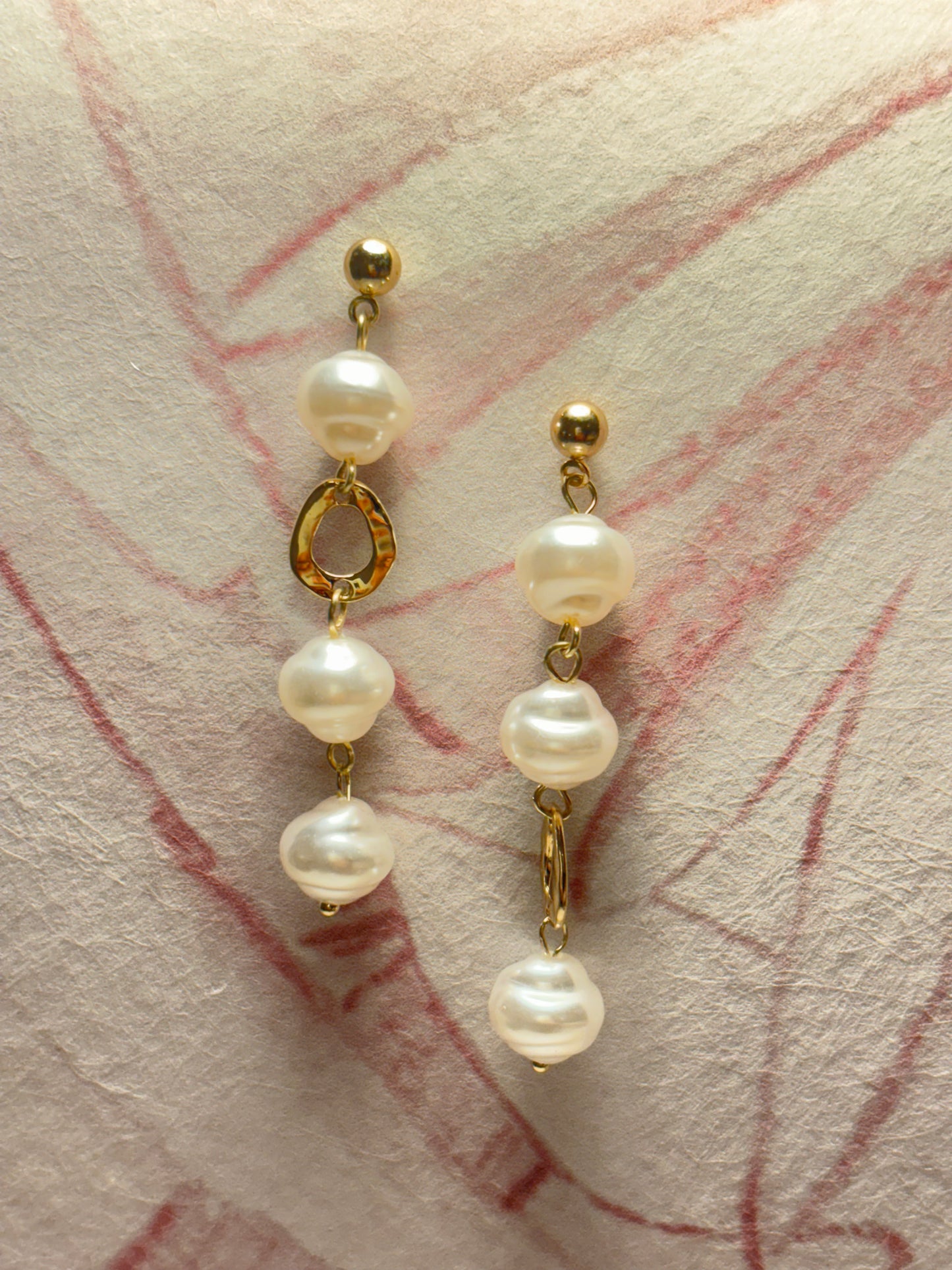 Didi Gold Baroque Pearl Drop