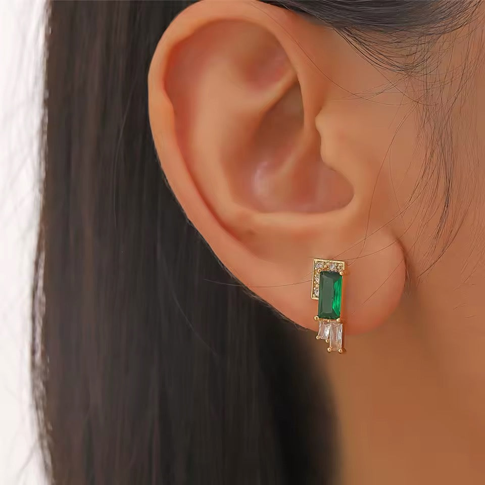 Emerald Ivy Studs Earring