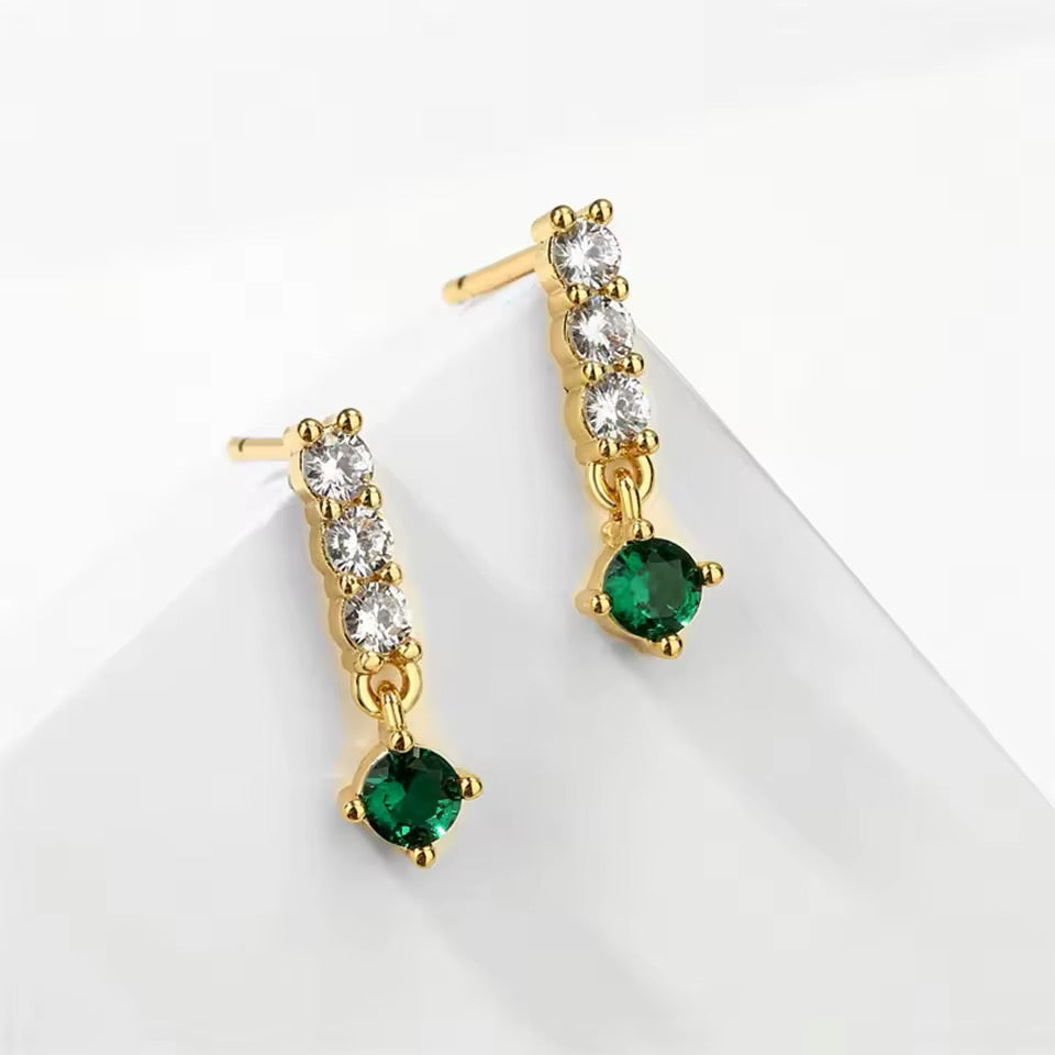 Emerald Ivy Studs Earring