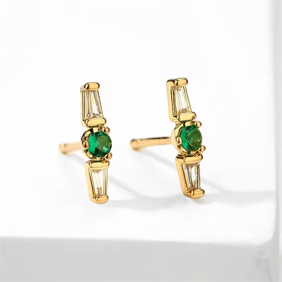 Emerald Ivy Studs Earring