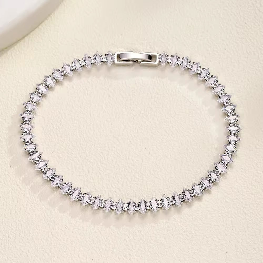 Marquise Diamond Tennis Cubic Zirconia Bracelets