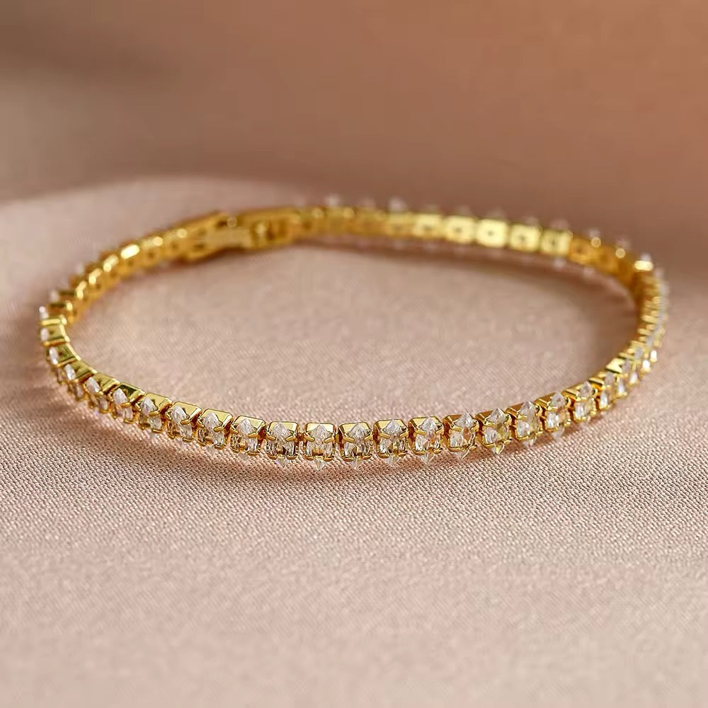 Marquise Diamond Tennis Cubic Zirconia Bracelets