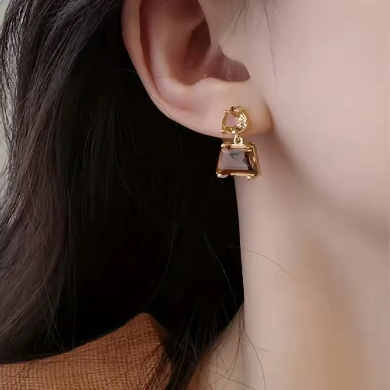 Sara CZ Drop Earring