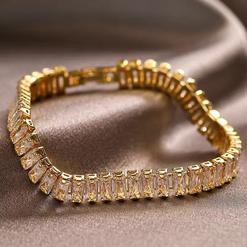 Princess CZ Tennis Bracelet - Lizabetha Parker