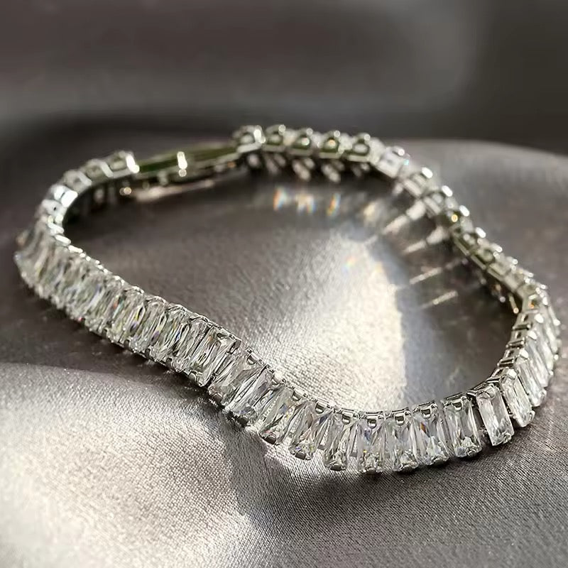 Princess CZ Tennis Bracelet - Lizabetha Parker