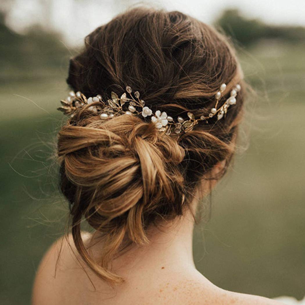 Zara Flower and Rhinestone Boho Hair Vine