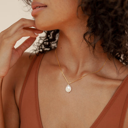 Bella Baroque Pearl Necklace - Lizabetha Parker