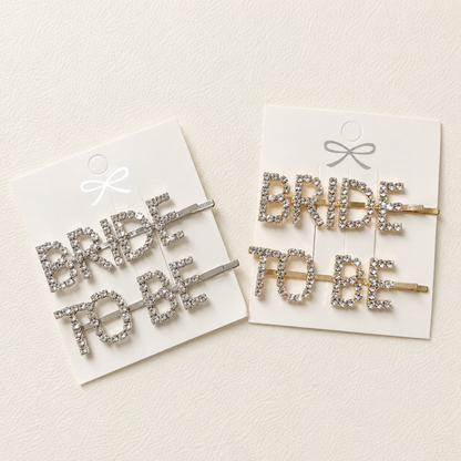 BRIDE TO BE RHINESTONE PIN