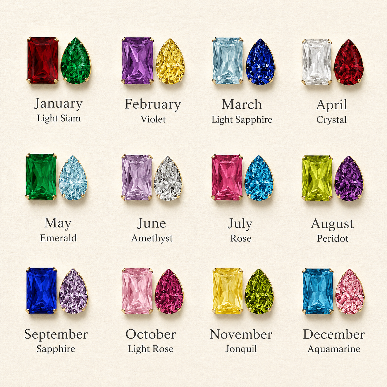 BIRTHSTONE NECKLACE