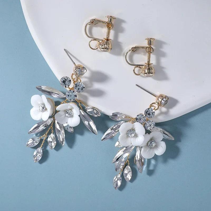 Remi Flower Statement Earring - Lizabetha Parker