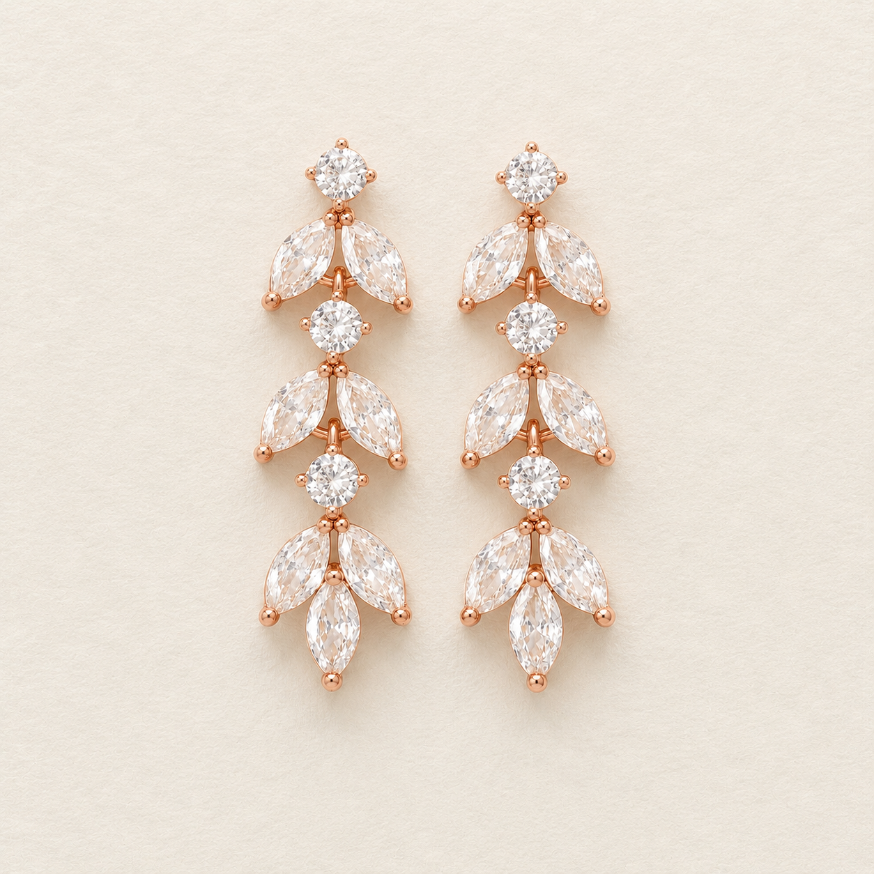 Boucles d'oreilles pendantes Ella CZ