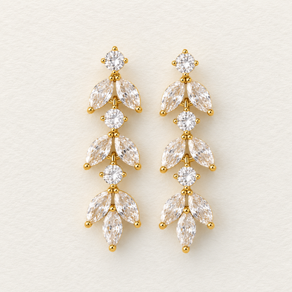Boucles d'oreilles pendantes Ella CZ
