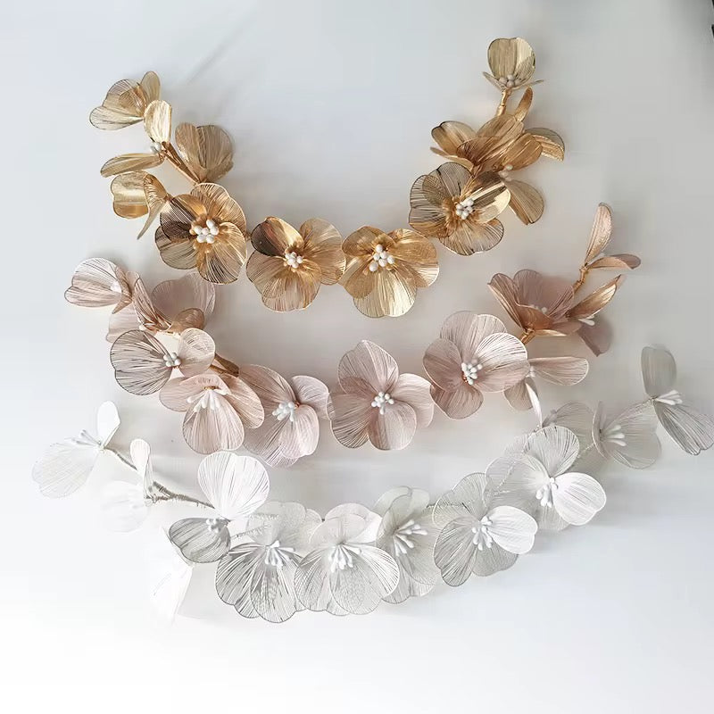 Hidal Flower Bridal Headband - Lizabetha Parker