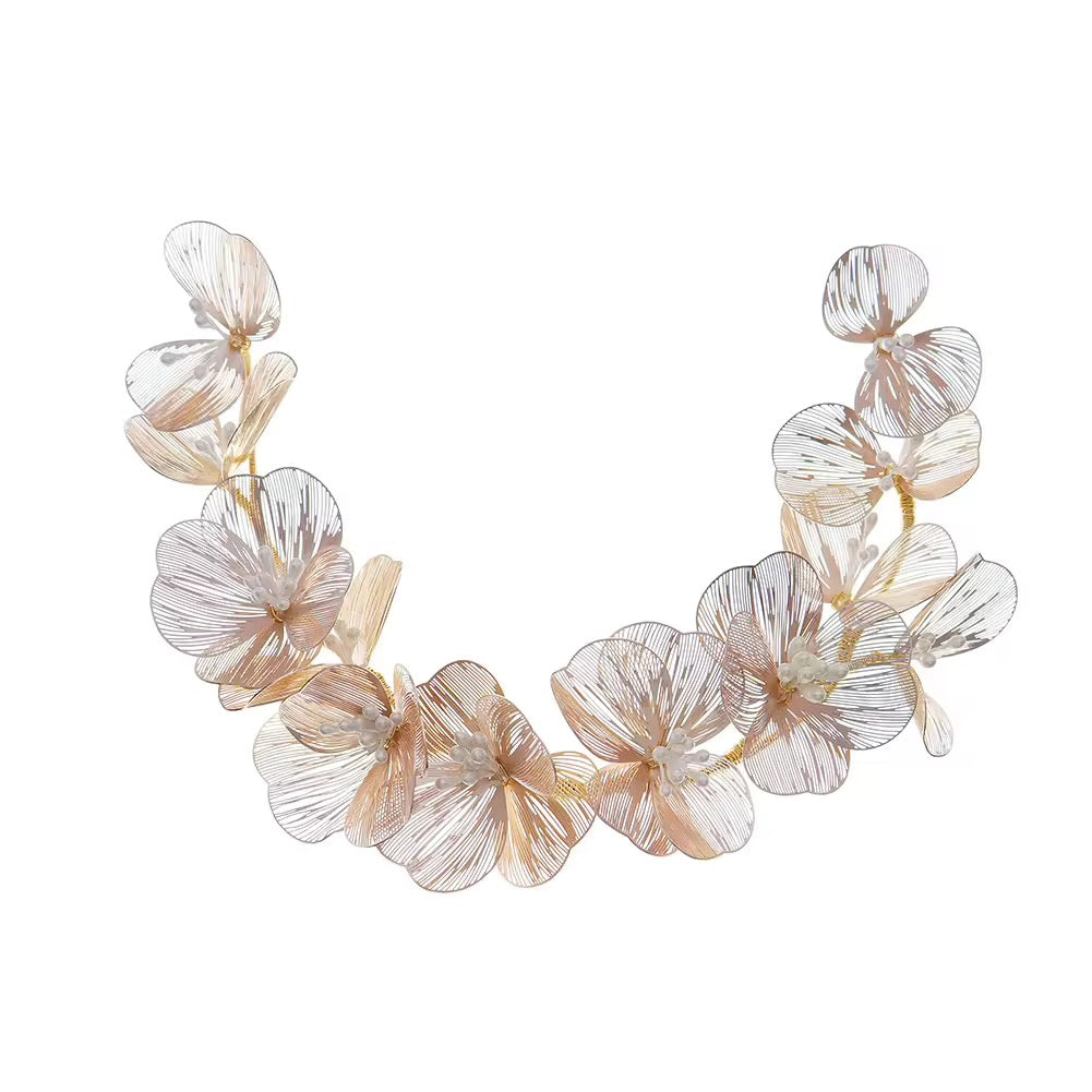 Hidal Flower Bridal Headband - Lizabetha Parker