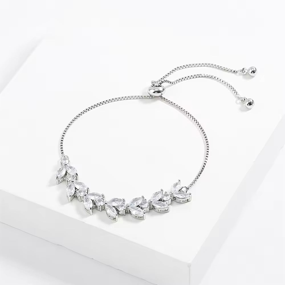 Luna CZ Adjustable Bracelet - Lizabetha Parker