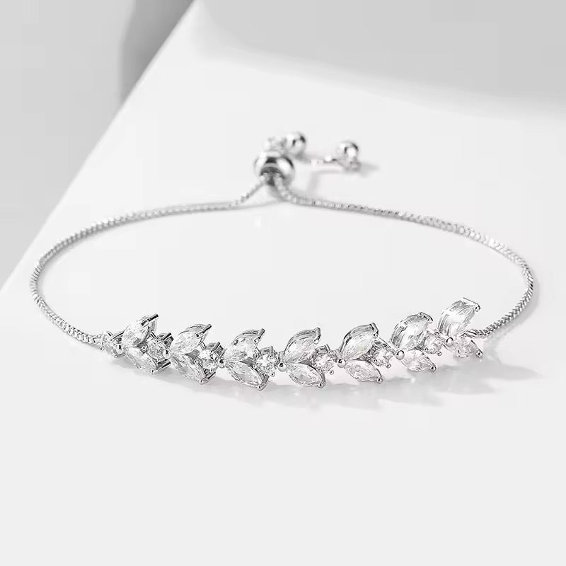 Luna CZ Adjustable Bracelet - Lizabetha Parker