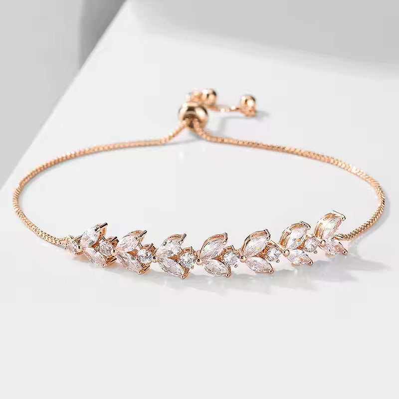 Luna CZ Adjustable Bracelet - Lizabetha Parker