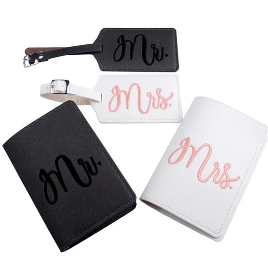 Passport Covers and Tags for Couples - Lizabetha Parker